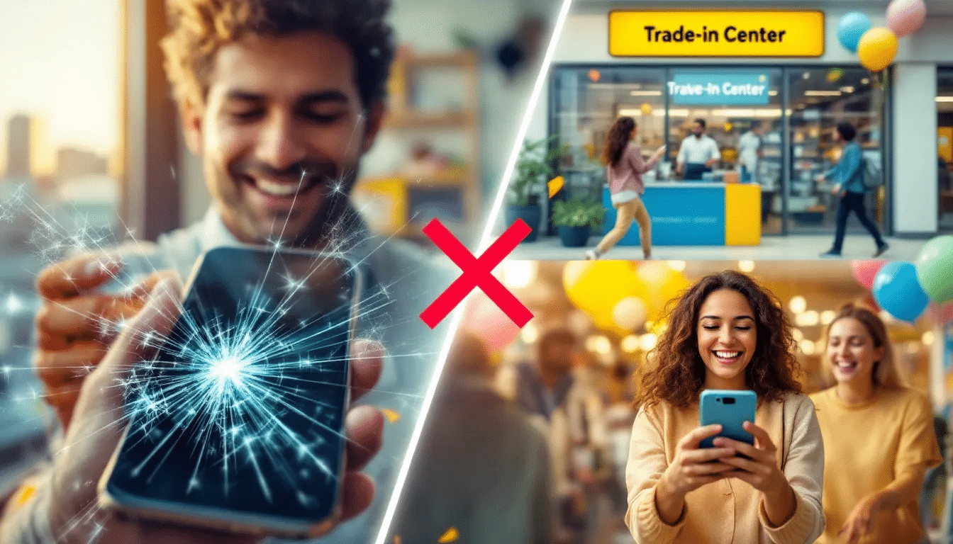 Can you trade in phone with cracked screen?